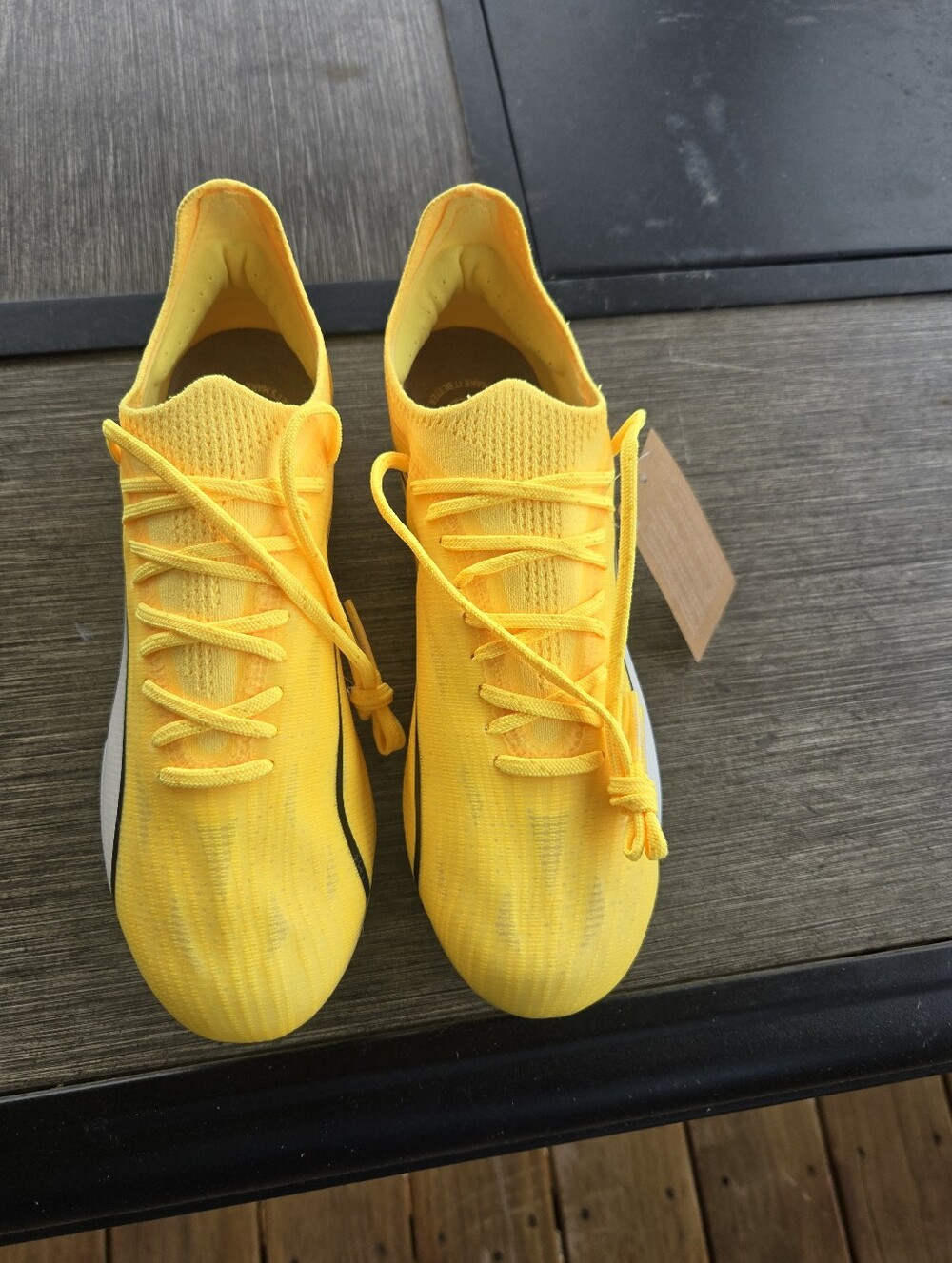 Women's Puma Ultra Ultimate  FG/AG Yellow Blaze Soccer Cleat